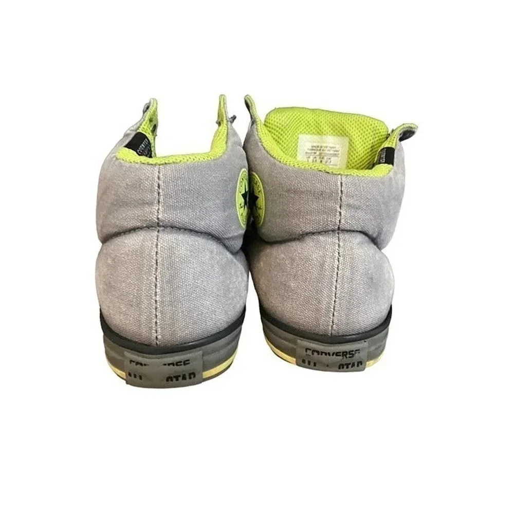 Converse Low Top Climate Boys US 3 Gray Black Lace Up Athletic Sneakers Pre-Owne